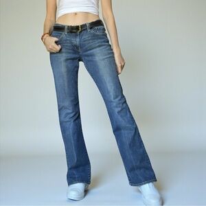 AG Adriano Goldschmied The Angel Jeans Low Rise Bootcut Flare 32” Inseam Y2K